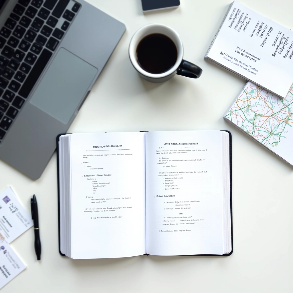 NeuralNiche editorial workspace with research materials, notebooks, and documentation tools